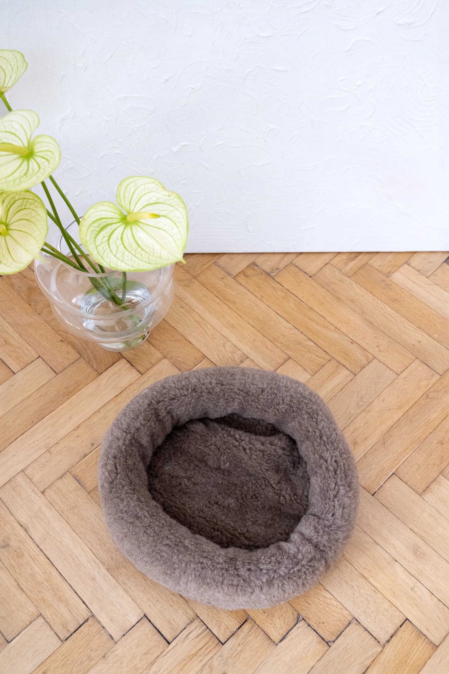 Nordvik Wollen Mand — Rond, Beige